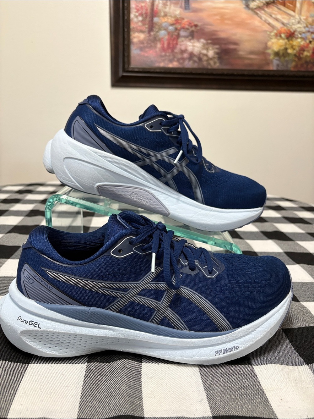 Asics Gel Kayano 30 Running Shoes Women's Size 10 Blue Pure Gel FF Blast+